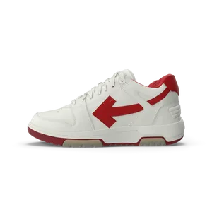 Sports Sneakers Off White & Red